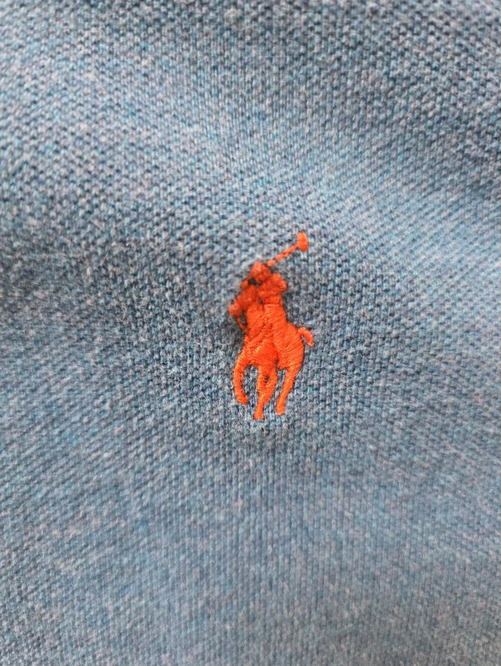 Polo Ralph Lauren - Custom Fit Polo - L (Fits M / 20 in. P2P) - Teal Blue